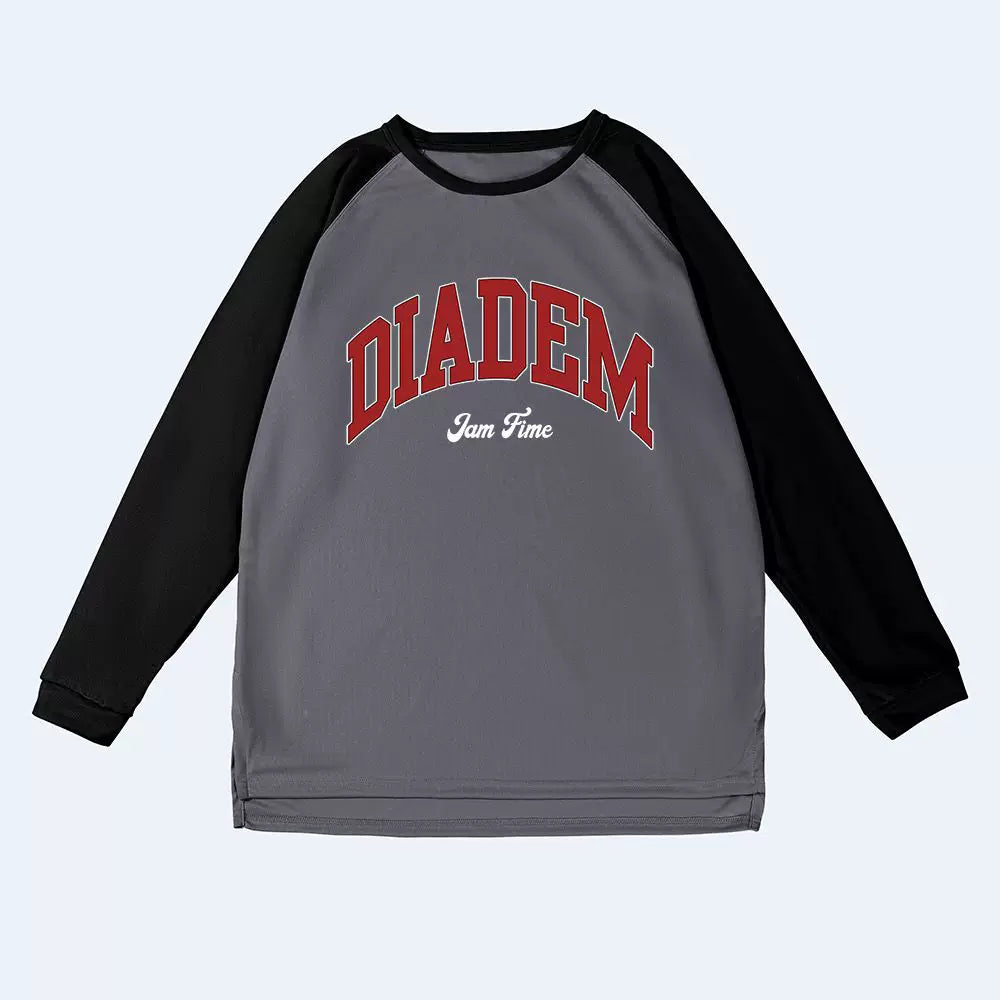 American basketball sports shooting suit autumn new style quick drying mesh breathable shoulder slit loose drawstring long sleeved men