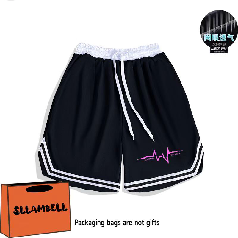 American alphabet high street casual five point sports training basketball summer loose trendy brand quick drying five point shorts