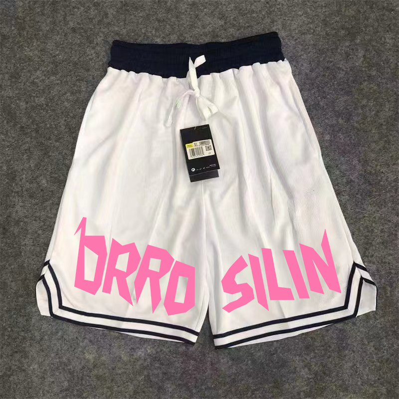 New American style trendy high street basketball quick drying men's casual summer shorts loose sports pants five quarter shorts ball pants