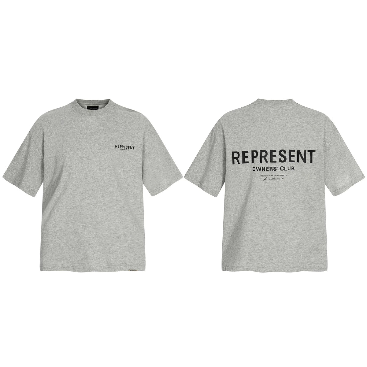 Representative slogan letters REP short sleeved American niche trendy brand high street summer pure cotton loose fitting men's and women's T-shirt