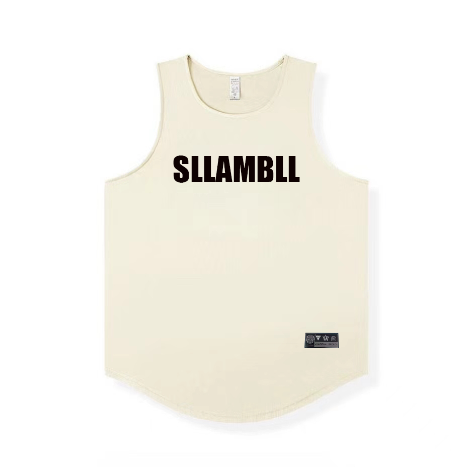 Basketball Quick drying Mesh American Training Fitness Tank Top Shooting Summer Loose Round Neck Breathable and Moisture Absorbing Running Sleeveless