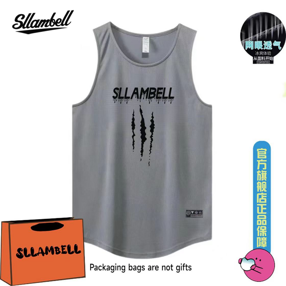 American shooting training suit summer new original design letter printed men's outdoor lightweight sleeveless vest