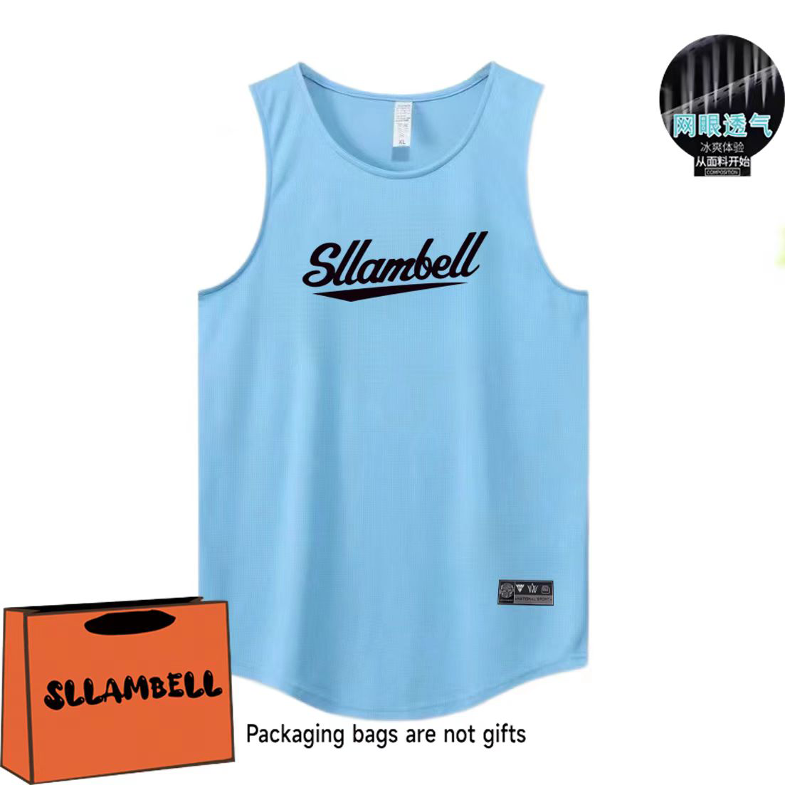 Letter print basketball quick drying mesh American training vest shooting summer loose round neck breathable and moisture absorbing sleeveless