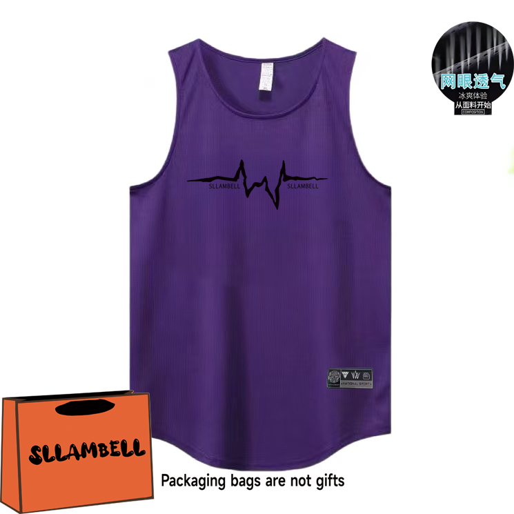 Letter print basketball quick drying mesh American training vest shooting summer loose round neck breathable and moisture absorbing sleeveless
