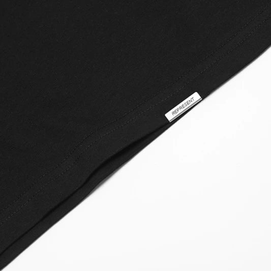 Representative Blue Slogan Letter Short Sleeve American High Street Casual Summer Cotton Loose Trendy Brand Couple T-shirt