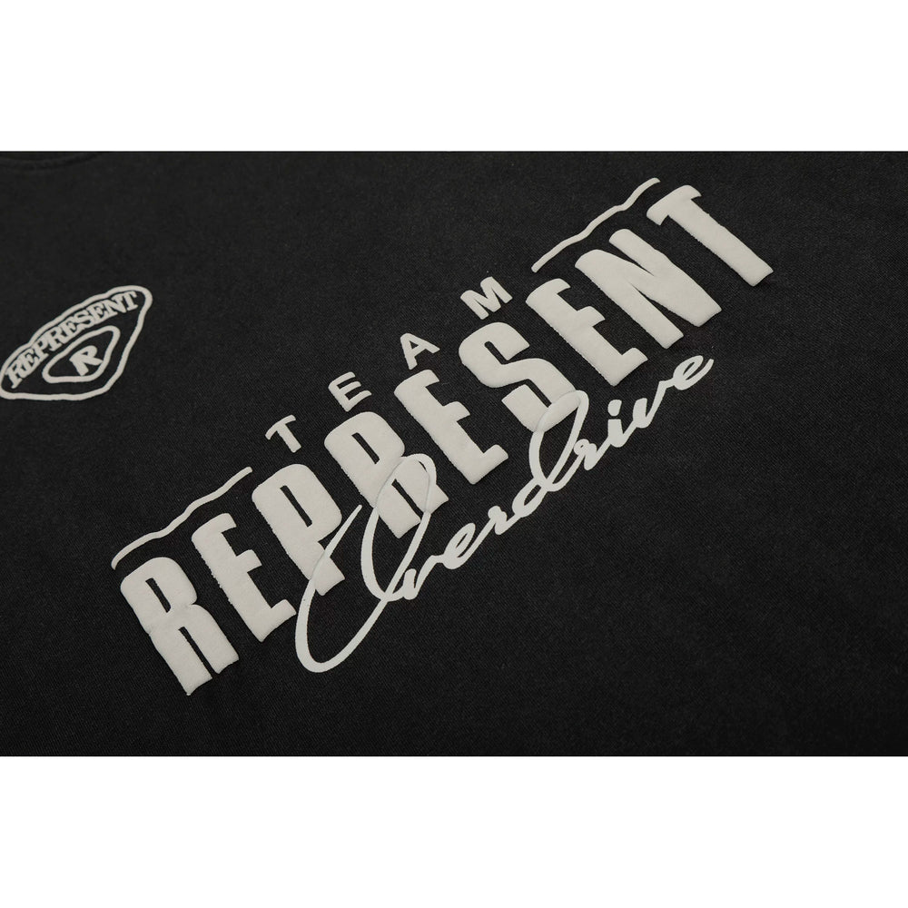 Representative slogan letters foam washed old short sleeved American niche fashion brand high street loose fitting men's and women's T-shirts