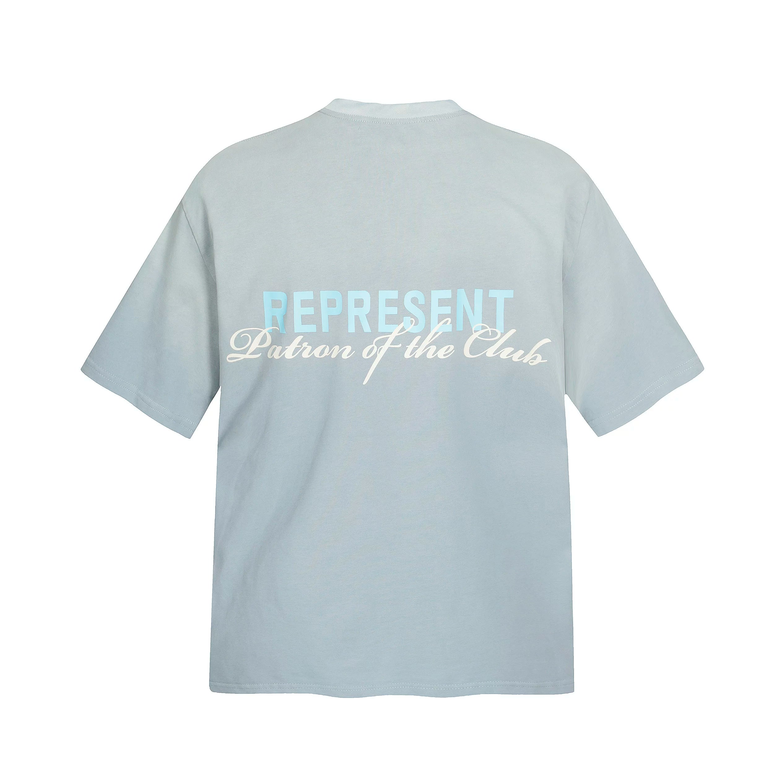 Representative letter washed spray horse chestnut craft short sleeved American niche trendy brand high street cotton loose fitting men's and women's T-shirt