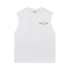 FOG Double Line ESSENTIALS Three Dimensional Letter Logo Summer Trendy High Street Loose Casual Sleeveless T-shirt Tank Top (17)