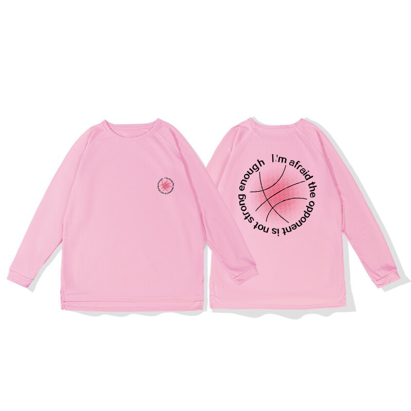 New Spring and Autumn [Sunset Basketball] Mesh Quick drying Sports Shoulder Long sleeved T-shirt for Men's Training American Shooting Suit