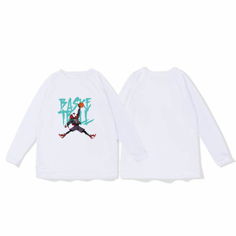 Spider Man Slam Dunk Mesh Quick Drying Sport Shoulder Long Sleeve T-shirt Training American Shooting Suit Running Breathable Autumn/Winter