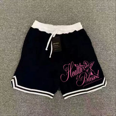 New American fashion brand high street basketball shorts, men's casual shorts, loose sports pants, quarter pants, training pants
