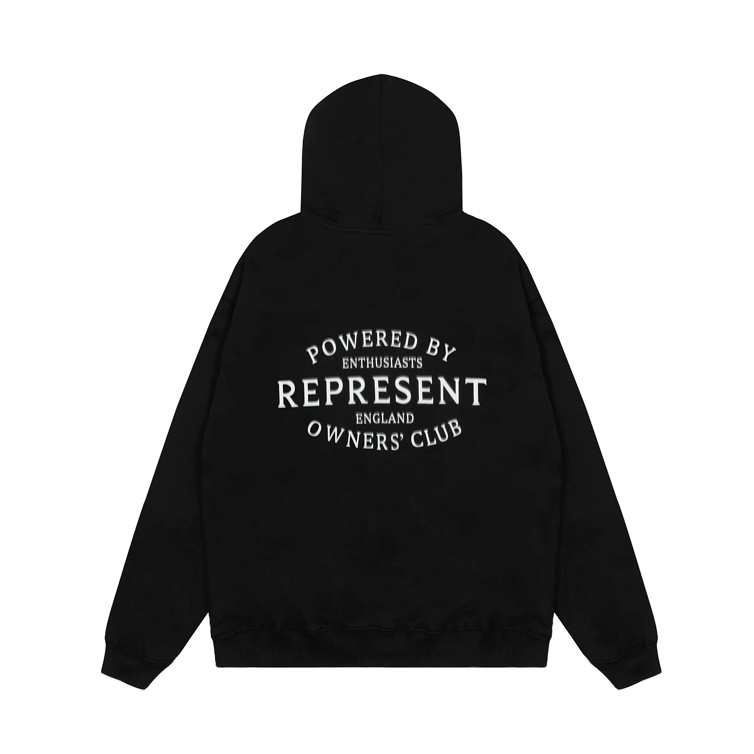 REPRESENT Classic slogan letter LOGO American hooded sweatshirt high street hip-hop loose casual couple style