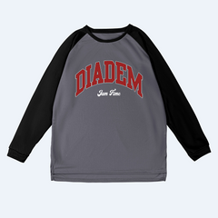 American basketball sports shooting suit autumn new style quick drying mesh breathable shoulder slit loose drawstring long sleeved men