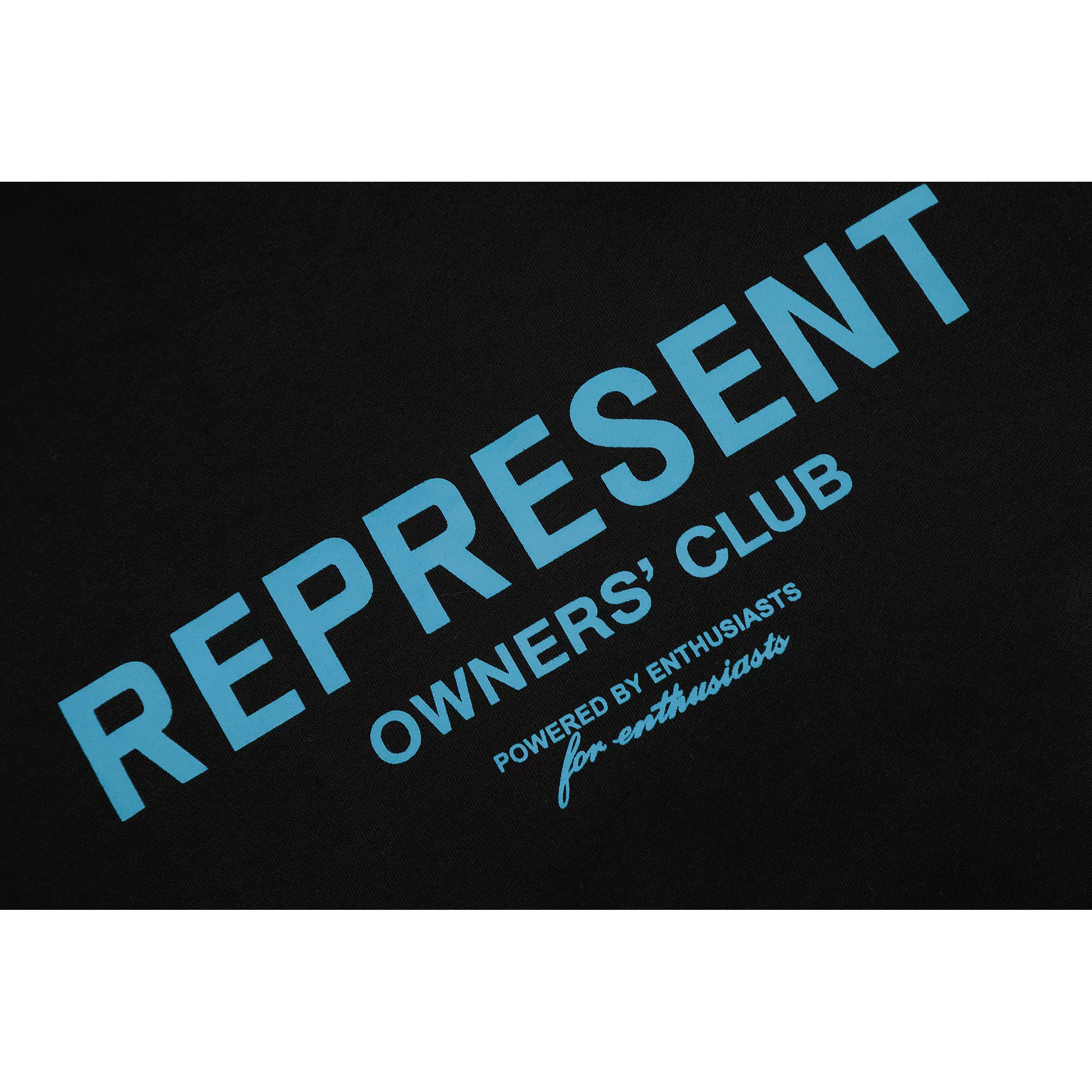 REPRESENT REP Limited Edition Slogan Printed Hoodie High Street Hip Hop Loose Casual Couple Hoodie