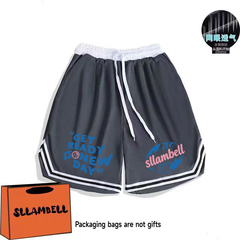 American alphabet high street casual five point sports training basketball summer loose trendy brand quick drying five point shorts