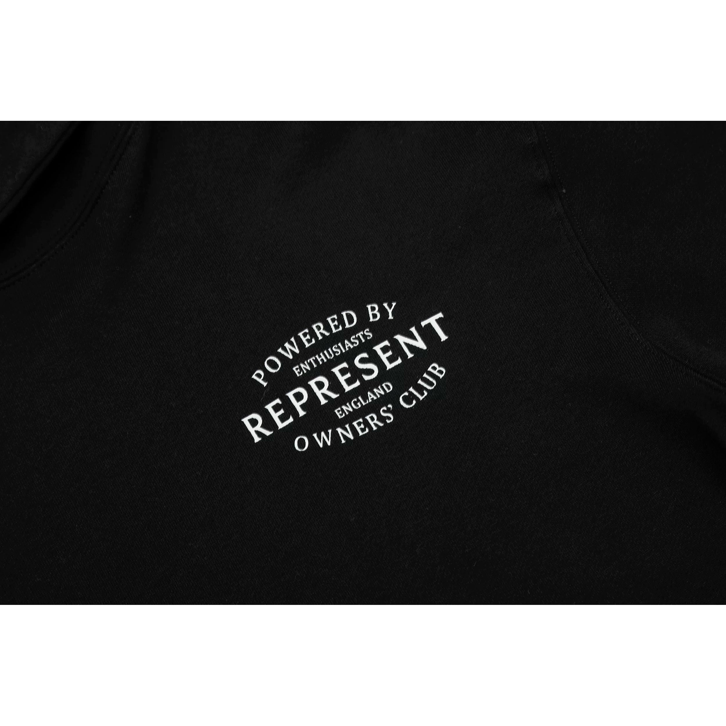 REPRESENT Classic slogan letter LOGO American hooded sweatshirt high street hip-hop loose casual couple style