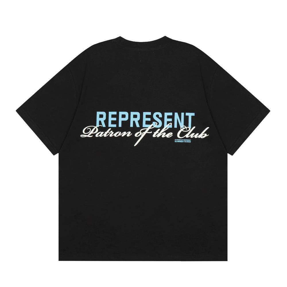 Representative London limited edition letter short sleeved American fashion brand high street casual summer pure cotton loose fitting men's and women's T-shirt