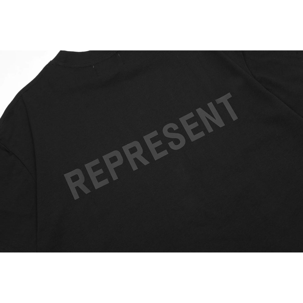 Representative slogan letter three-dimensional silicone short sleeved American niche fashion brand high street loose couple T-shirt for men and women