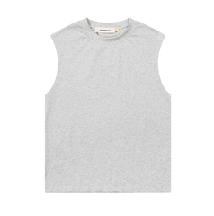 FOG Double Line ESSENTIALS Three Dimensional Letter Logo Summer Trendy High Street Loose Casual Sleeveless T-shirt Tank Top (6)