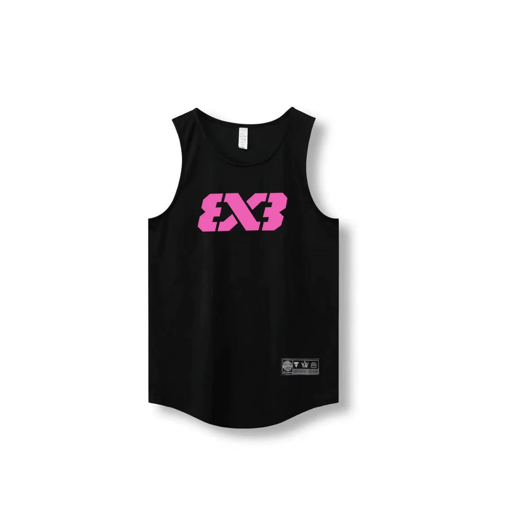 3X3 vest quick drying mesh breathable training suit FIBA basketball sports vest three on three basketball suit