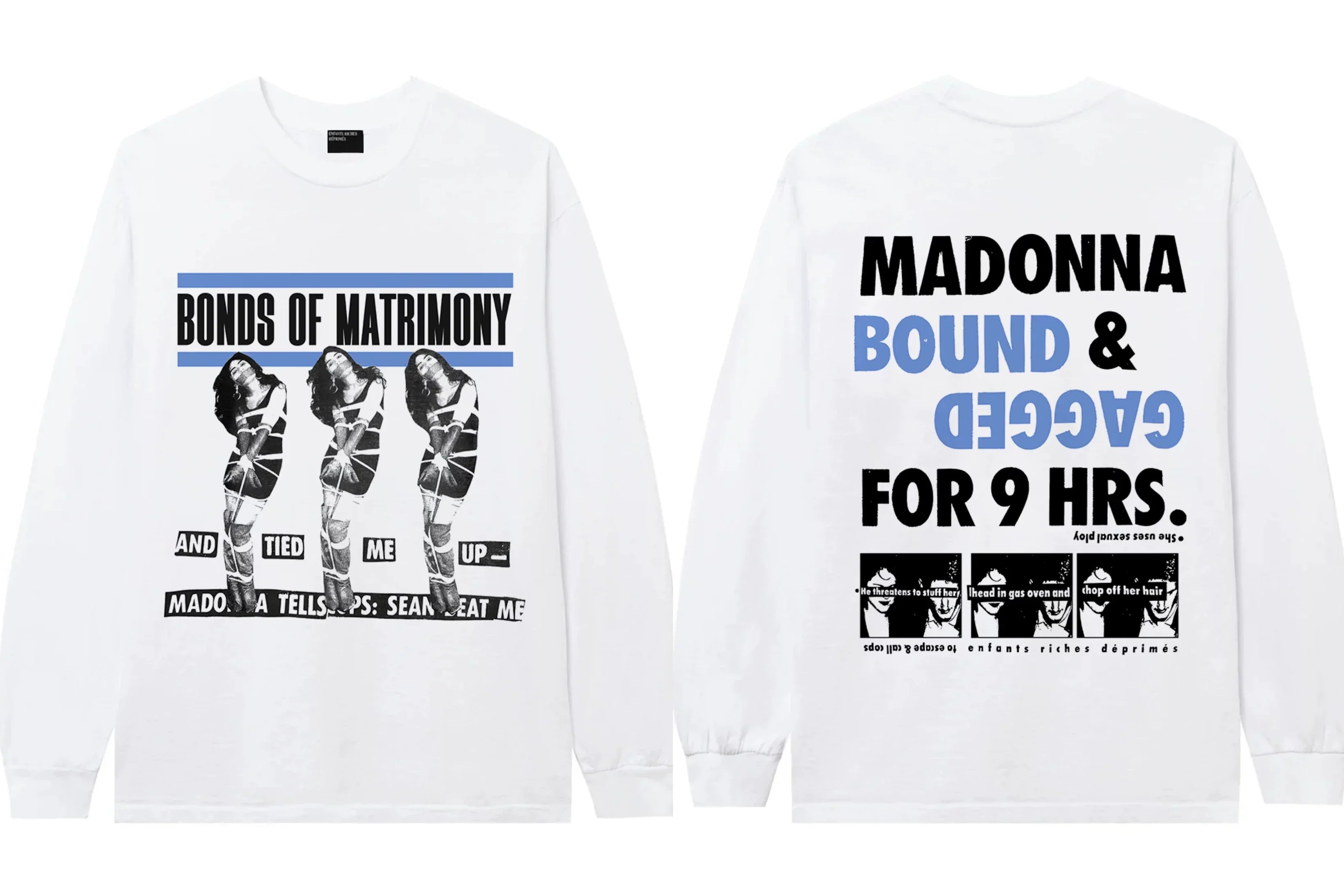 Enfants Riches Déprimés "Bonds of Matrimony" Long-Sleeve - White