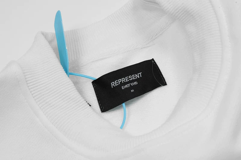 Representative small label basic letter round neck hoodie loose casual American fashion brand men's and women's pullover jacket trendy