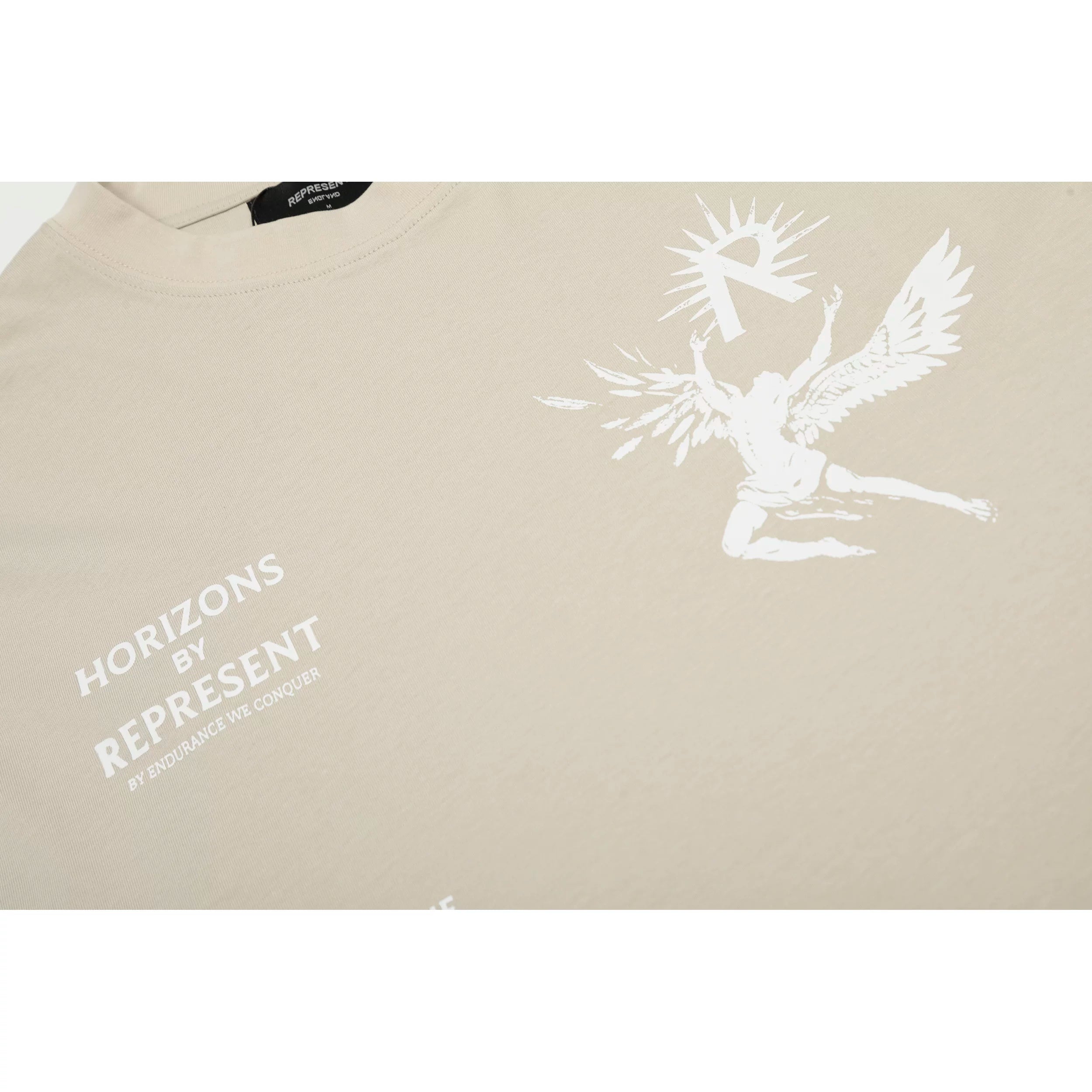Representative angel goddess letter short sleeved American niche trendy brand high street summer pure cotton loose fitting men's and women's T-shirt