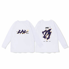 James' basketball training uniform, quick drying sports top, autumn and winter running fitness shooting suit, long sleeved loose winter