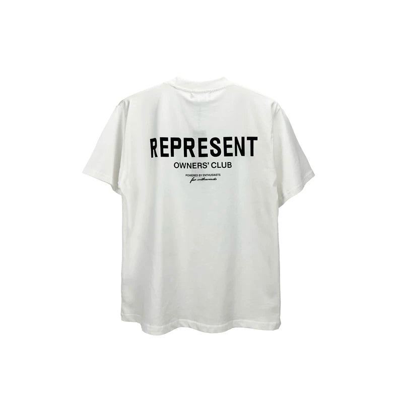 ReportENT letter short sleeved niche trendy brand Wang Jiaer's high street American loose summer couple T-shirt for men