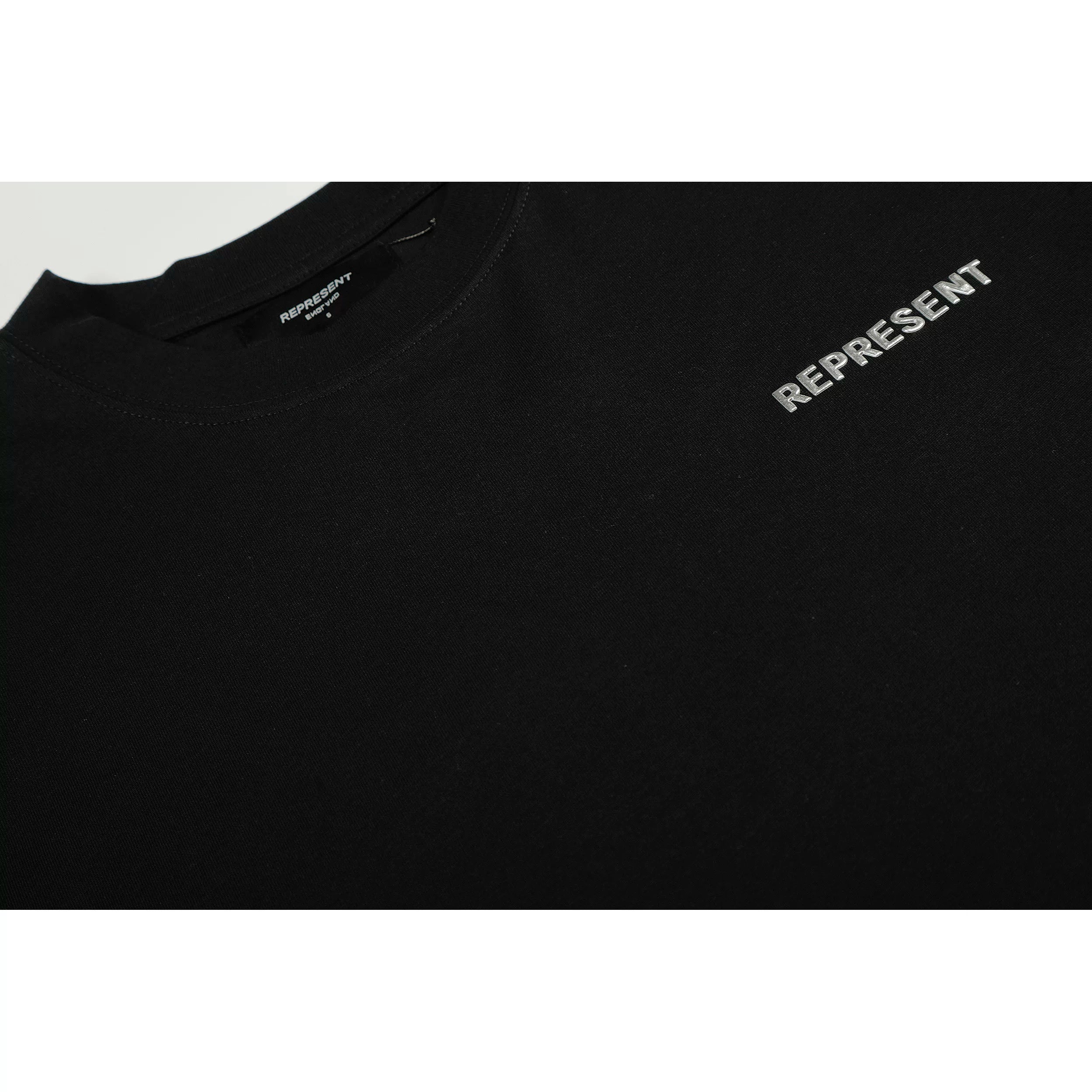 Representative three-dimensional slogan letter short sleeved American niche trendy brand high street summer pure cotton loose fitting men's and women's T-shirt