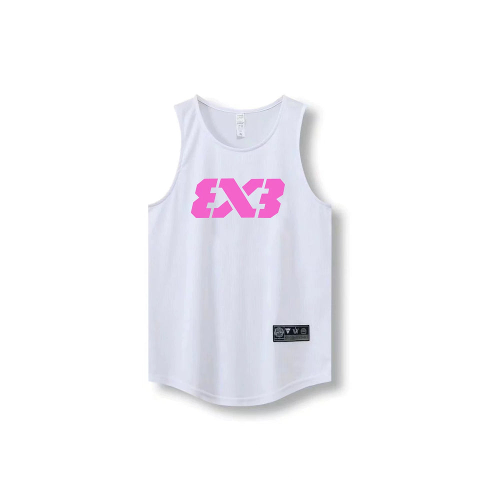 3X3 vest quick drying mesh breathable training suit FIBA basketball sports vest three on three basketball suit