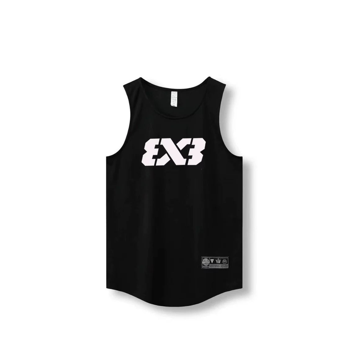 3X3 vest quick drying mesh breathable training suit FIBA basketball sports vest three on three basketball suit