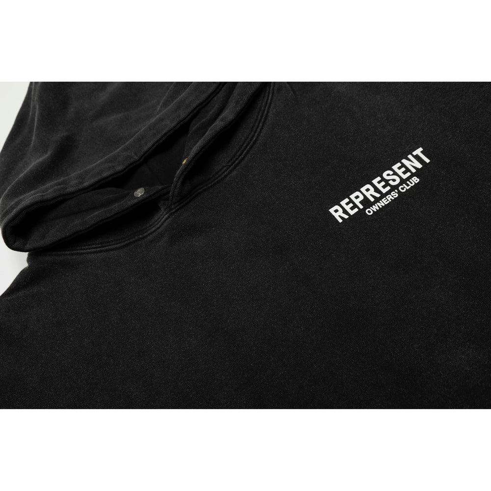 REPRESENT Slogan Letter American Washed Outdated Hoodie Trendy Brand Hip Hop Loose Casual Couple Style