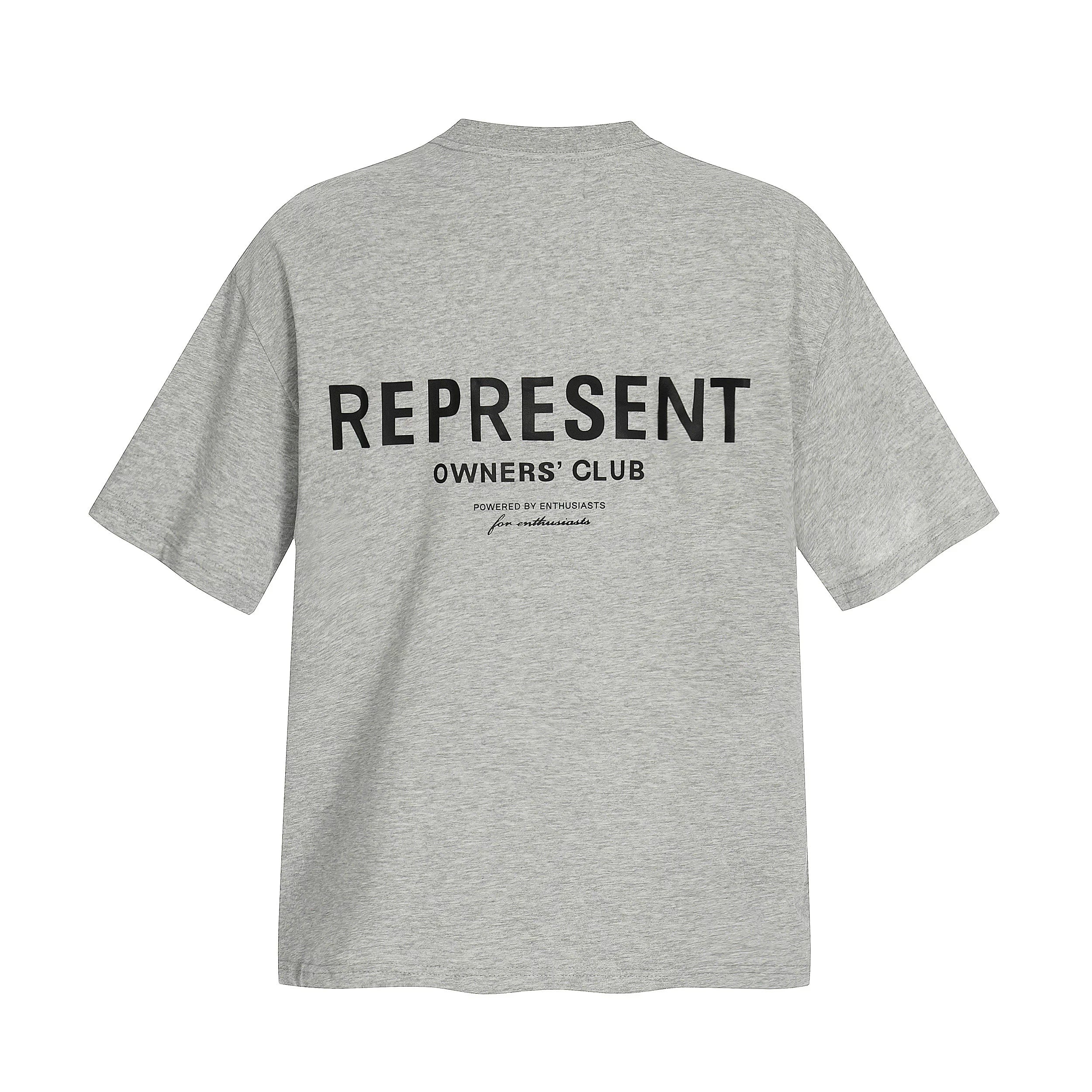 Representative slogan letters REP short sleeved American niche trendy brand high street summer pure cotton loose fitting men's and women's T-shirt