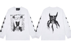 Enfants Riches Déprimés "Do What Thou Wilt" Long-Sleeve - White