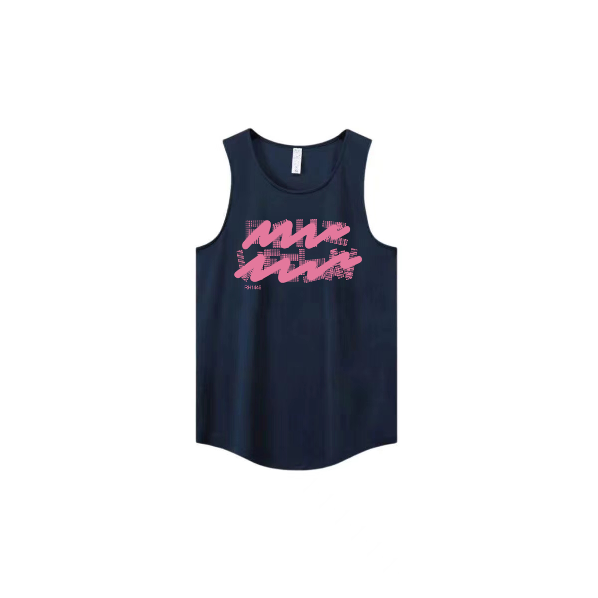 New Ins trendy brand summer ice silk cool sensation quick drying mesh breathable versatile men's and women's sleeveless camisole trendy
