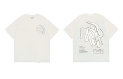 Represent Architectural 3D "R" Technical Graphic T-Shirt - White
