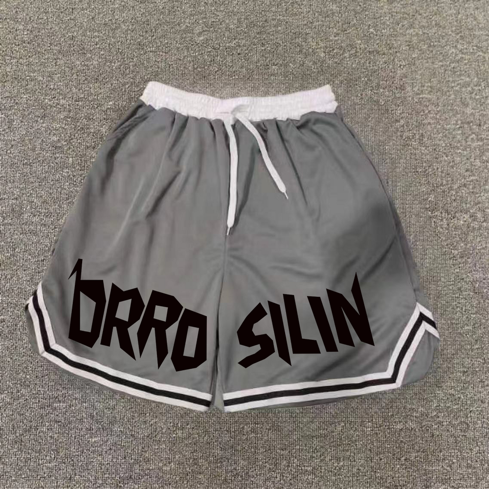 New American style trendy high street basketball quick drying men's casual summer shorts loose sports pants five quarter shorts ball pants