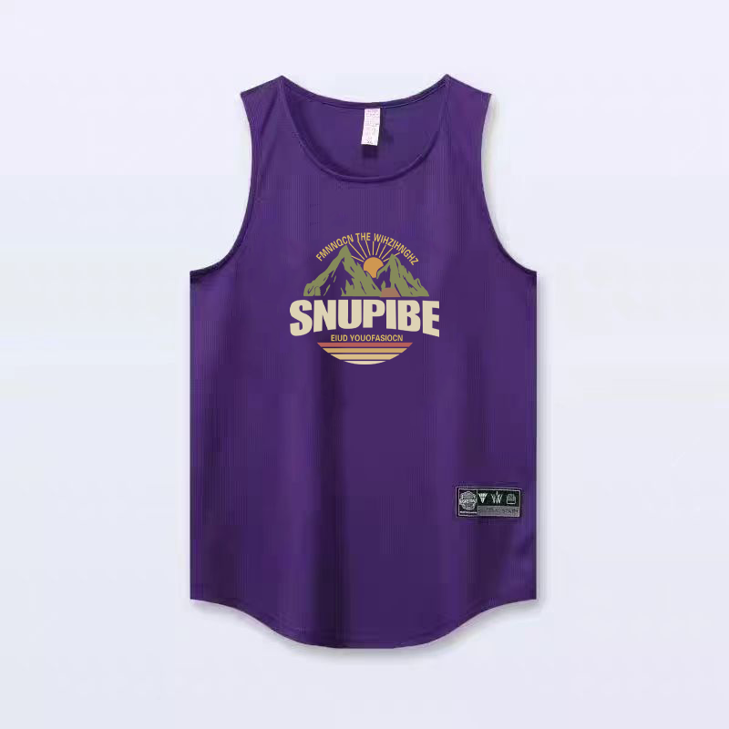 Minority basketball vest training summer sleeveless basketball shooting suit sports top loose fitness narrow shoulder jersey running