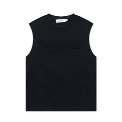FOG Double Line ESSENTIALS Three Dimensional Letter Logo Summer Trendy High Street Loose Casual Sleeveless T-shirt Tank Top (10)
