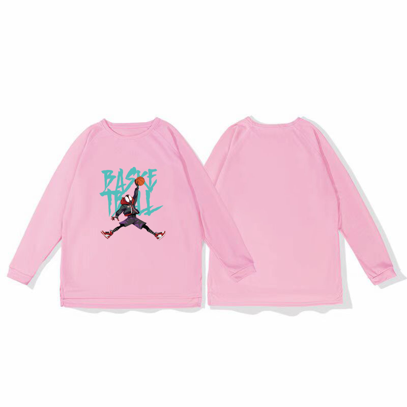 Spider Man Slam Dunk Mesh Quick Drying Sport Shoulder Long Sleeve T-shirt Training American Shooting Suit Running Breathable Autumn/Winter