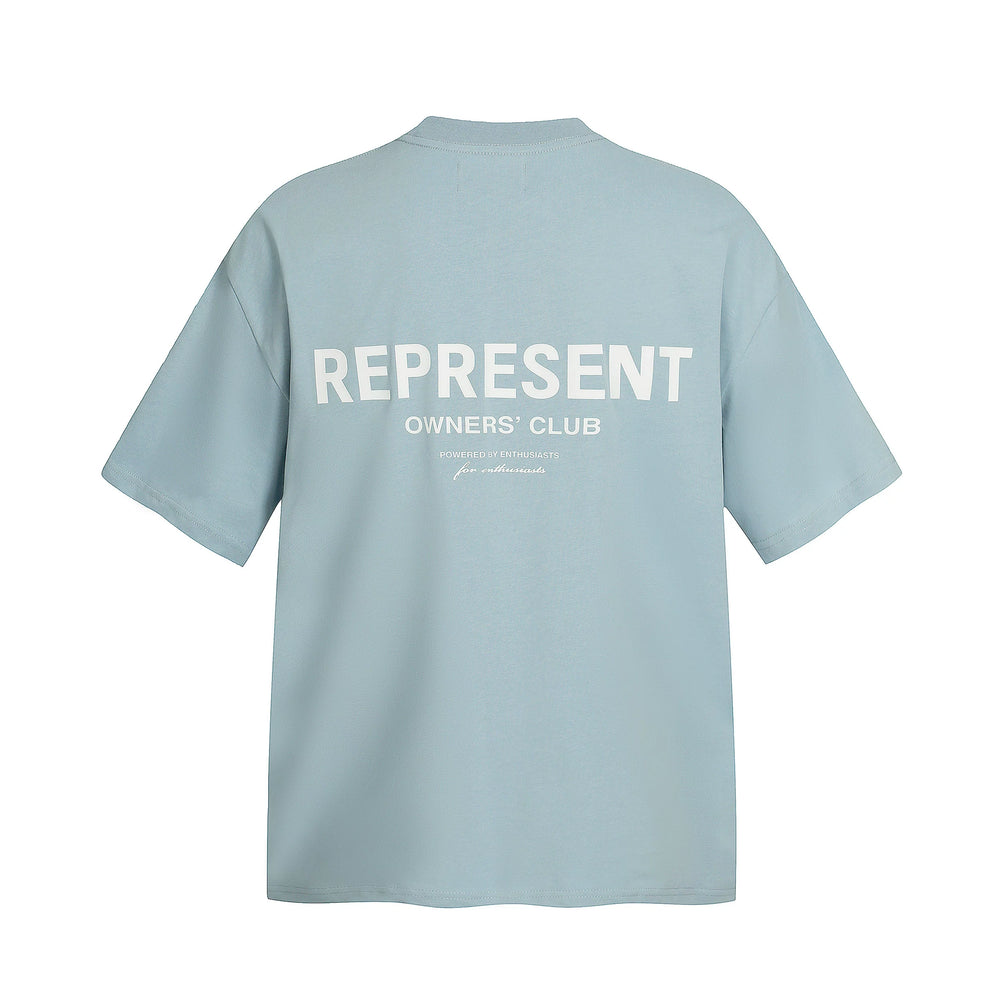 Representative classic slogan letter short sleeved American niche trendy brand high street summer pure cotton loose fitting men's and women's T-shirt
