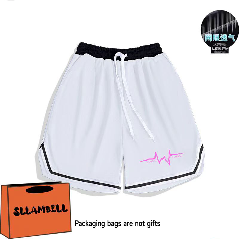 American alphabet high street casual five point sports training basketball summer loose trendy brand quick drying five point shorts