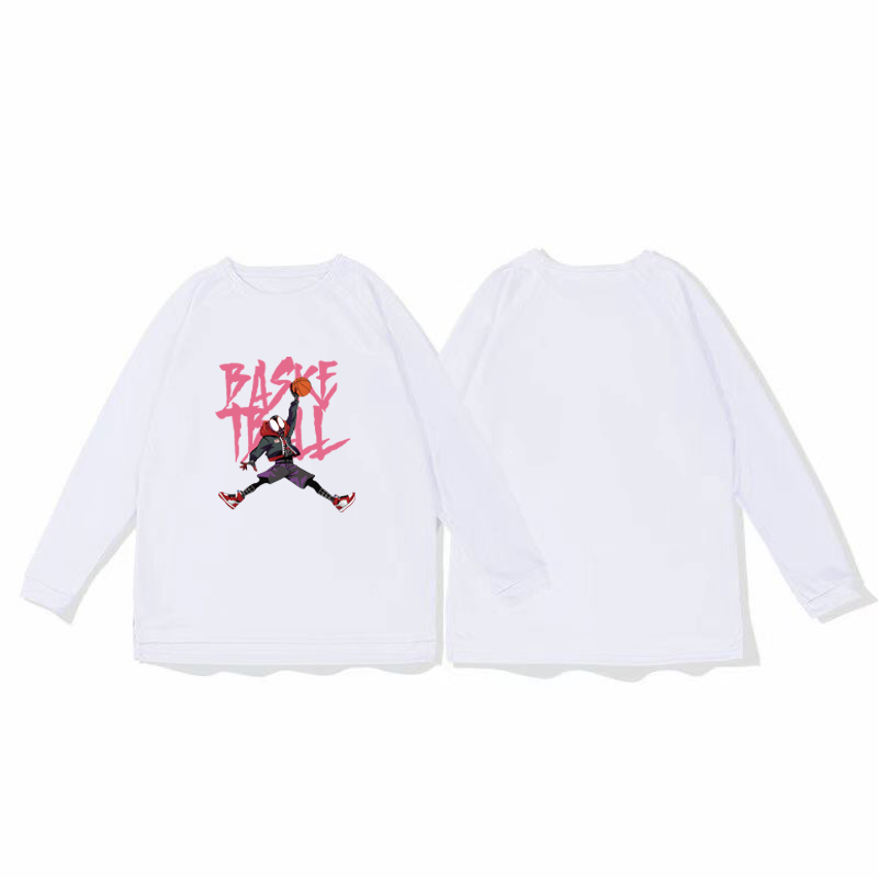 Spider Man Slam Dunk Mesh Quick Drying Sport Shoulder Long Sleeve T-shirt Training American Shooting Suit Running Breathable Autumn/Winter