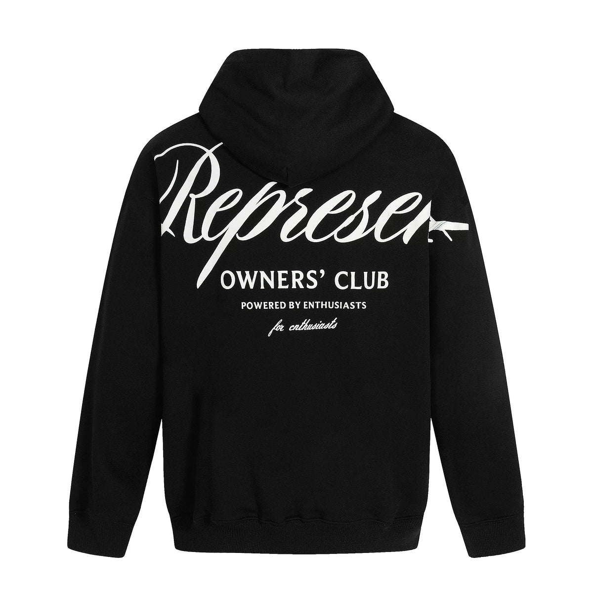 REPRESENT REP Personalized Straw Letter American Hoodie High Street Hip Hop Loose Casual Couple Style