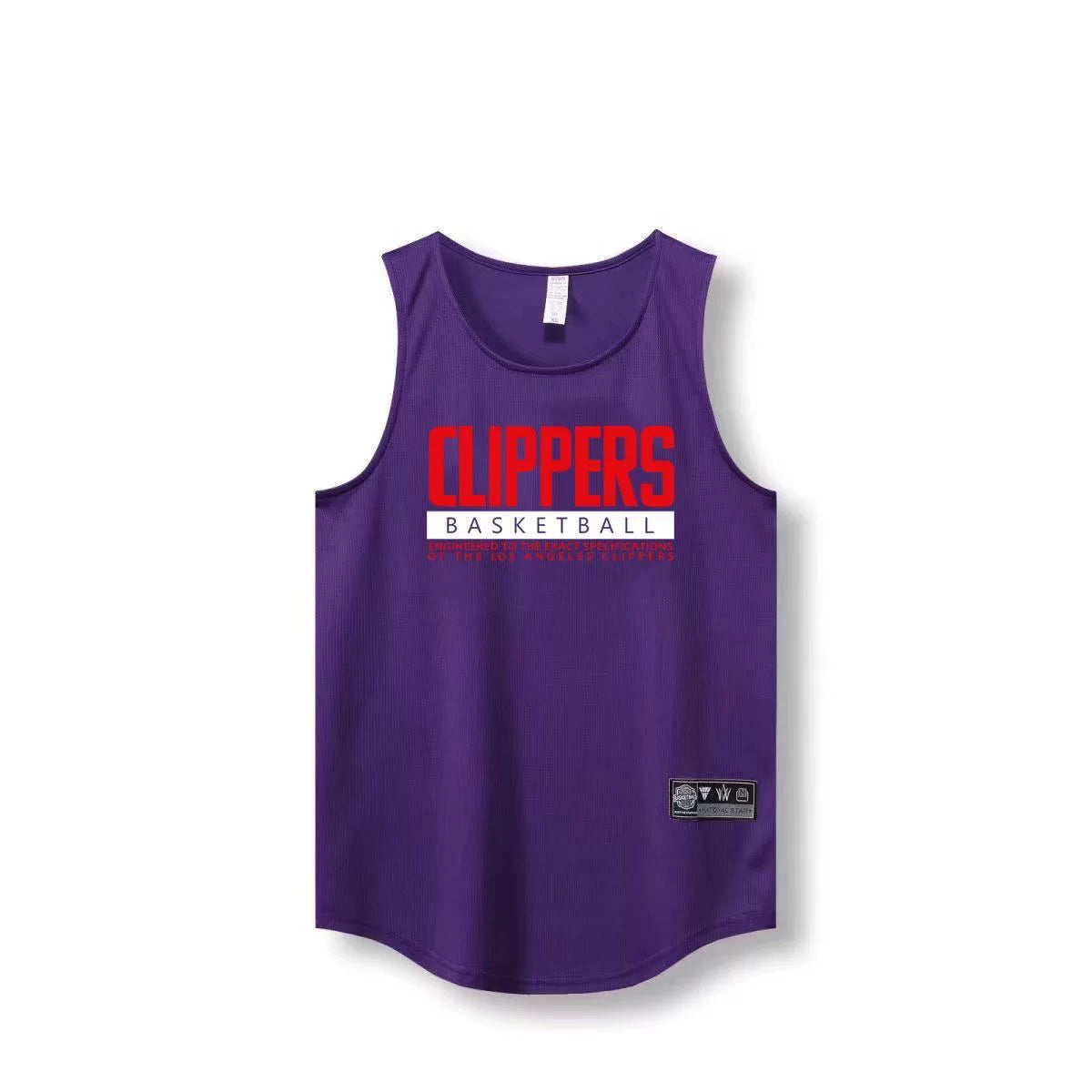 American sports vest men's summer quick drying mesh breathable round neck top training clothes fitness basketball clothes heat team uniform