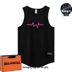 Letter print basketball quick drying mesh American training vest shooting summer loose round neck breathable and moisture absorbing sleeveless