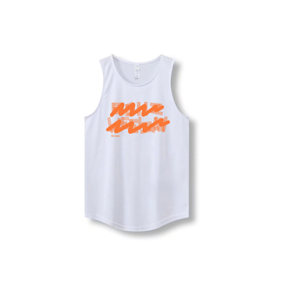 New Ins trendy brand summer ice silk cool sensation quick drying mesh breathable versatile men's and women's sleeveless camisole trendy