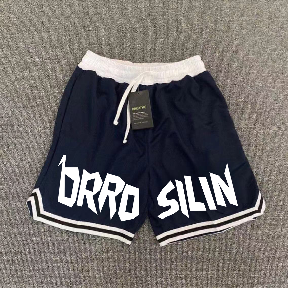 New American style trendy high street basketball quick drying men's casual summer shorts loose sports pants five quarter shorts ball pants