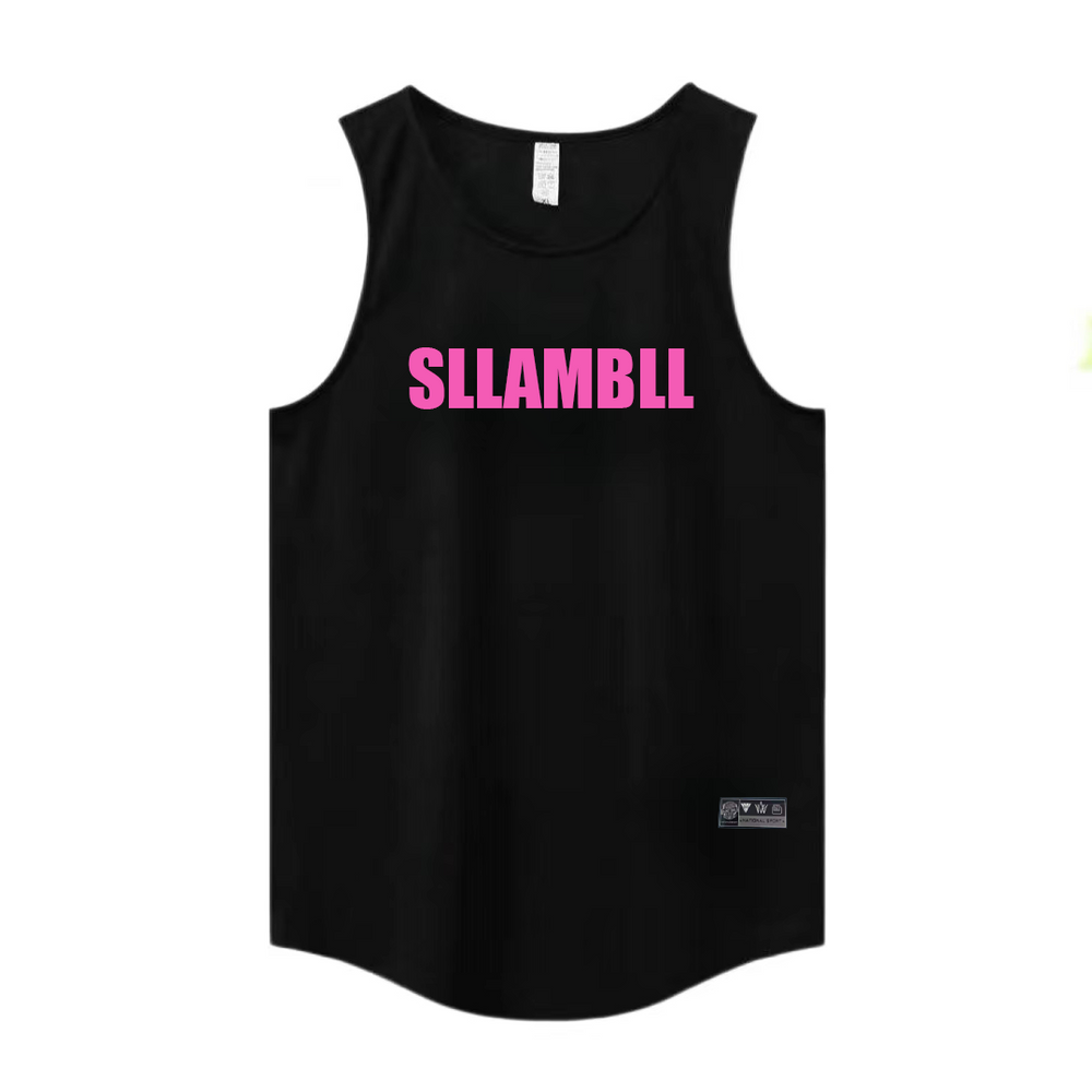 Basketball Quick drying Mesh American Training Fitness Tank Top Shooting Summer Loose Round Neck Breathable and Moisture Absorbing Running Sleeveless